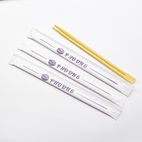 full sleeve custom chopsticks, chopsticks by Packarooo, Packarooo packaging, packaroo