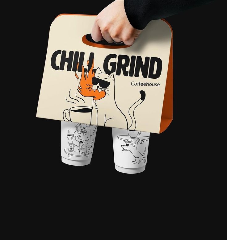 custom 2 cup drink carrier, drink carrier by Packarooo, Packarooo food packaging, packaroo