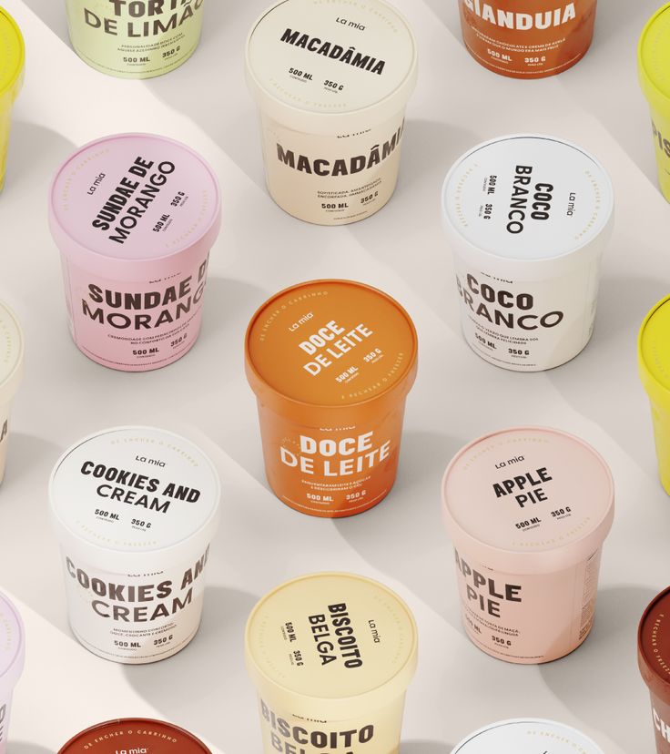 custom compostable ice cream cups, Ice Cream Packaging, Custom ice cream cups, ice cream cups by Packarooo, packaroo