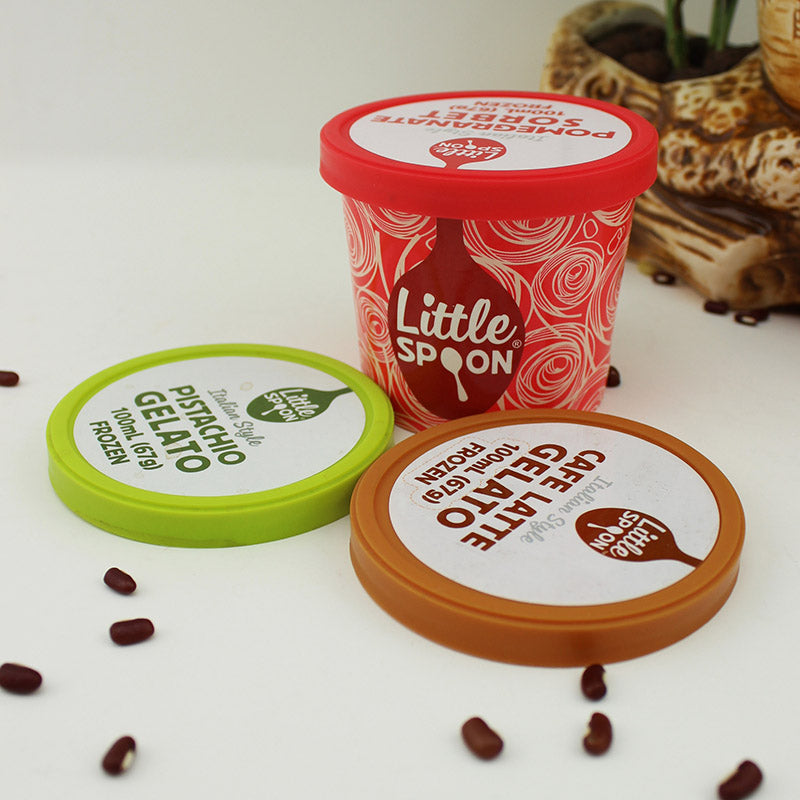 custom plastic lids, Ice Cream Packaging, Packarooo packaging, Packarooo, Packarooo ice cream cups, packaroo