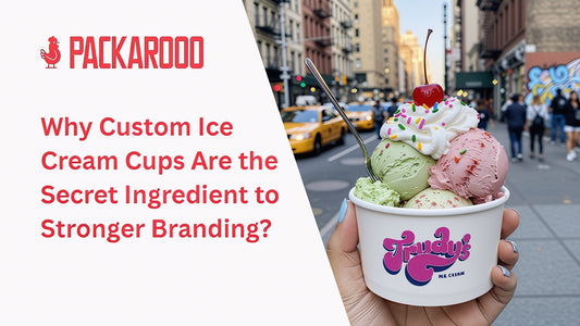 Why Custom Ice Cream Cups Are the Secret Ingredient to Stronger Branding, Custom Ice Cream Cups At Packarooo