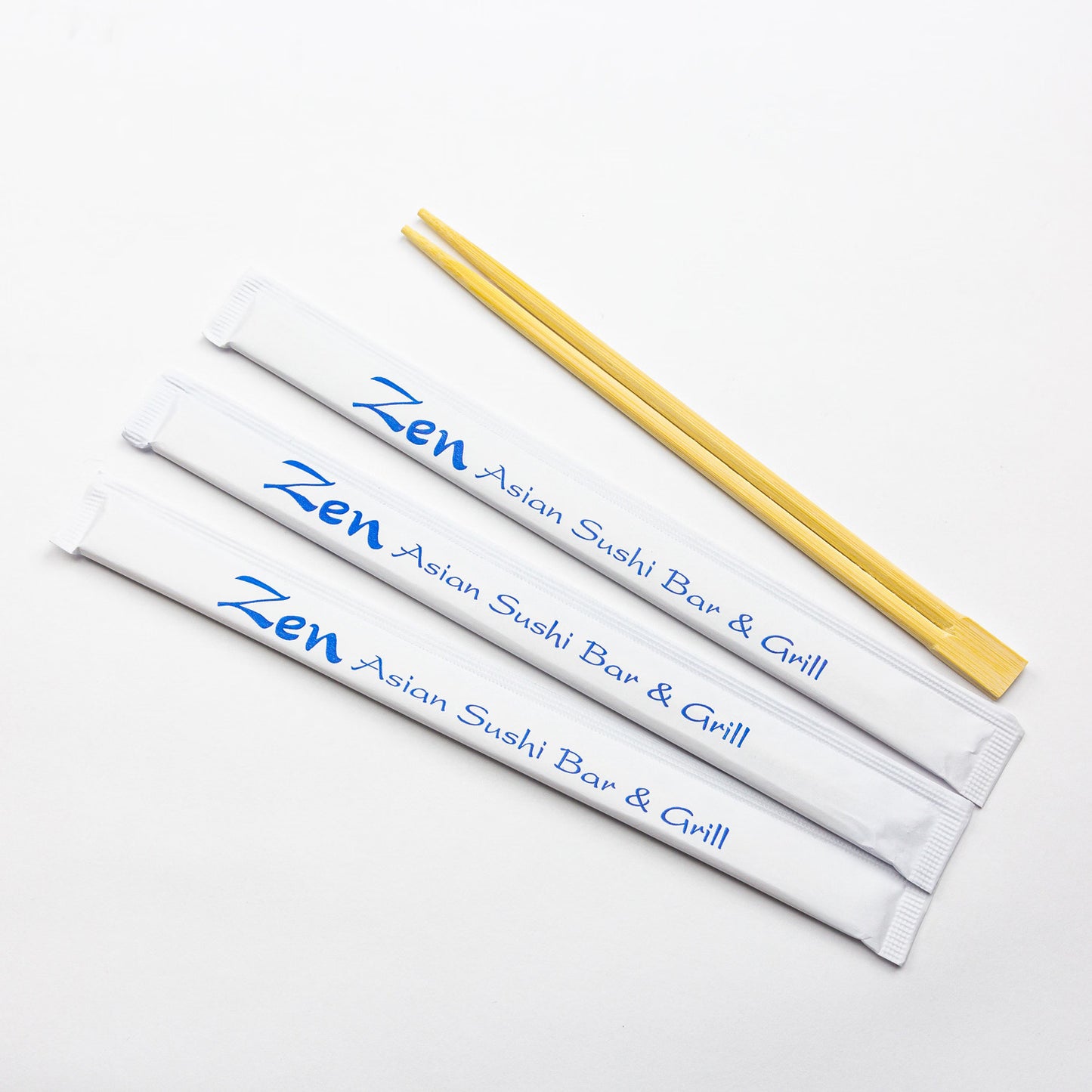 full sleeve chopsticks, custom chopsticks, Packarooo packaging, packaroo