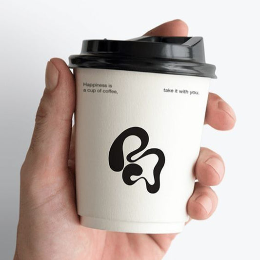 custom single wall coffee cups, coffee cups, Packarooo packaging, packaroo