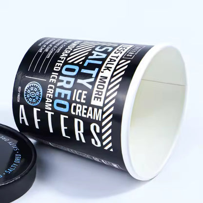 Custom Paper ice cream cups, Custom ice cream cups, Packarooo packaging, Packarooo, Packarooo ice cream cups, packaroo
