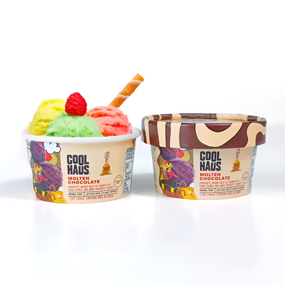 custom compostable ice cream cups, Custom ice cream cups, Ice Cream Packaging, ice cream cups by Packarooo, packaroo
