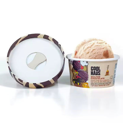 custom plastic spoon n lids, Ice Cream Packaging, ice cream cups by Packarooo, packaroo