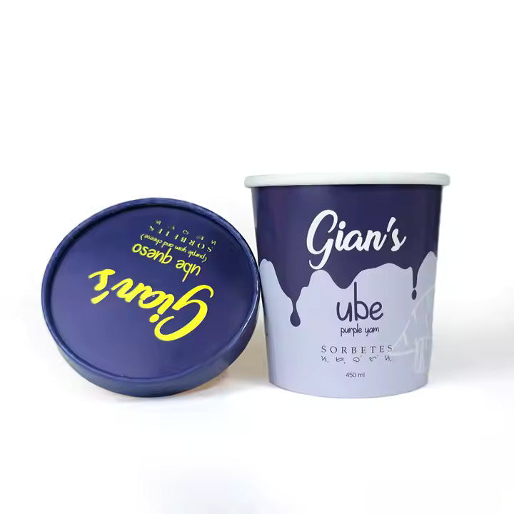 custom plastic lids, Custom ice cream cups, Ice Cream Packaging, ice cream cups by Packarooo, packaroo