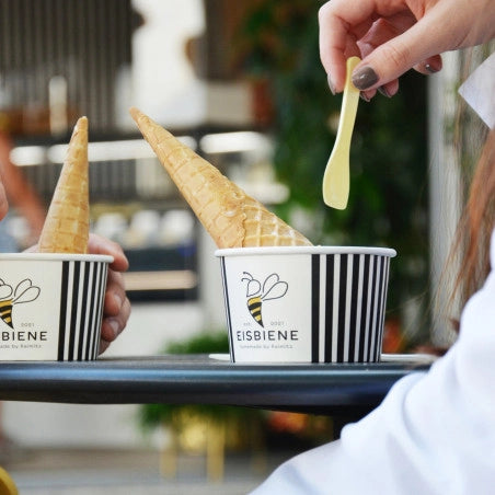 Paper ice cream cups, ice cream cups by Packarooo, Packarooo packaging, packaroo