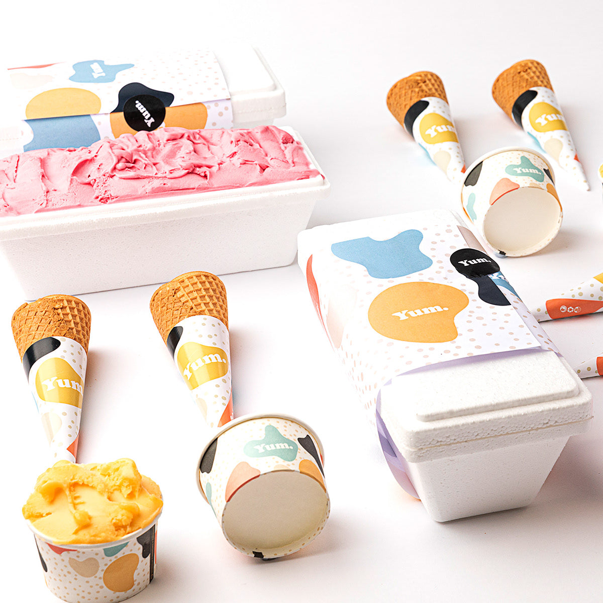 Ice Cream Packaging, ice cream pint containers, Packarooo packaging, Packarooo, Packarooo ice cream cups, ice cream cups by Packarooo, packaroo