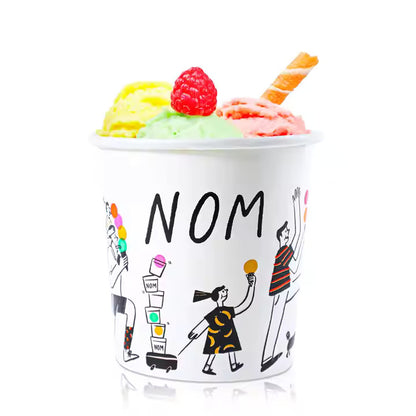 Custom ice cream cups, Ice Cream Packaging, ice cream cups by Packarooo, packaroo