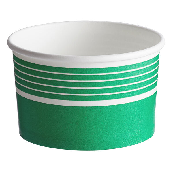 green ice cream cups, Custom ice cream cups, Ice Cream Packaging, ice cream cups by Packarooo, packaroo