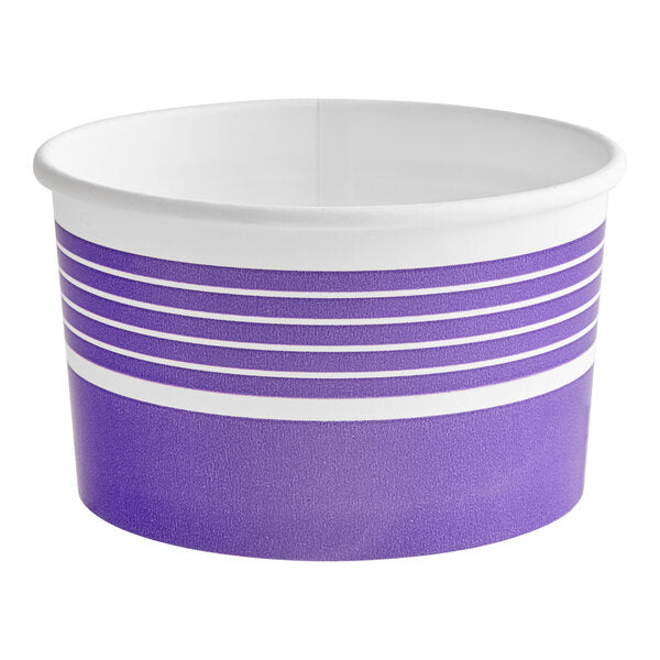 purple ice cream cups, ice cream cups by Packarooo, packaroo
