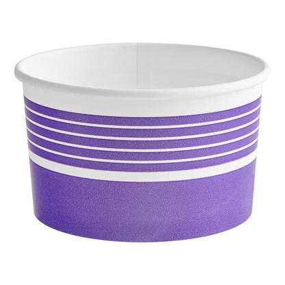 purple ice cream cups, ice cream cups by Packarooo, packaroo